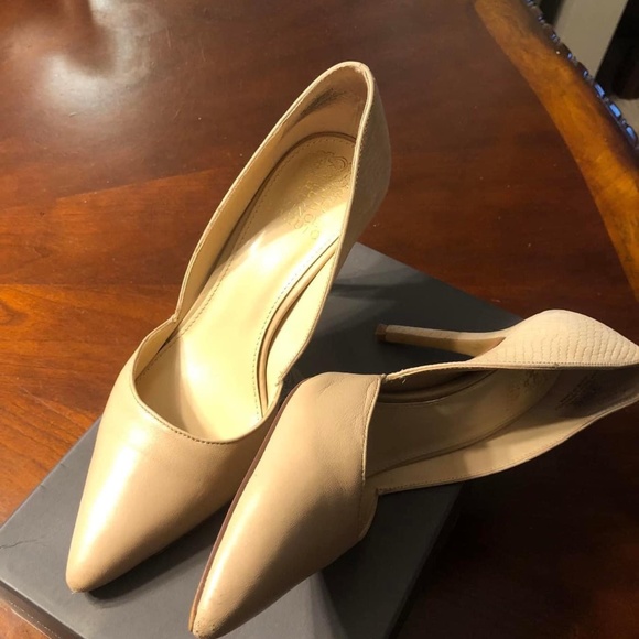 Pre-Owned Tan Vince Camuto Airmosah D’Orsay Pump Stiletto Heels - Picture 6 of 6